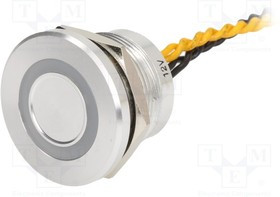 PS223P10Y01Y12T, Переключатель: пьезоэлектрический, Пол: 2, SPST-NO, 0,2A/24ВAC