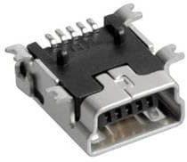 897-43-005-00-100001, USB Connectors RCPT MINI TYPE B SMT