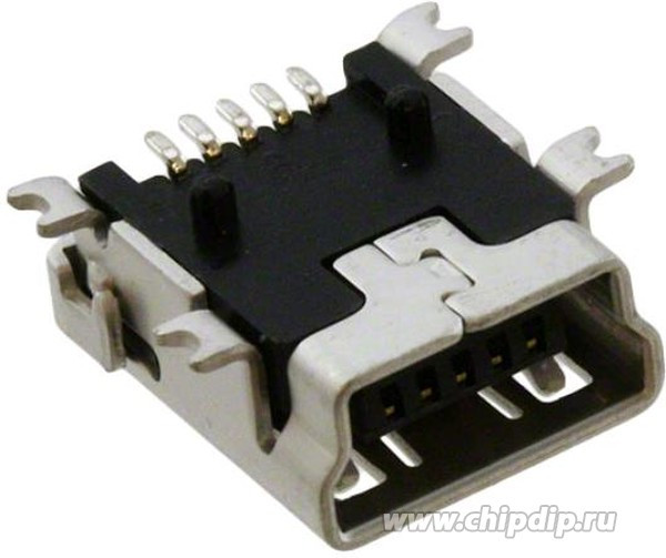 897-43-005-00-100001, USB Connectors RCPT MINI TYPE B SMT