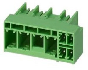 1717120, PCB Hybrid Header, Right Angle, Contacts - 9, Rows - 1 1717120, PCB Hybrid Header, Right Angle, Contacts - 9, Rows - 1