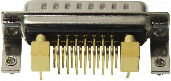 685M17W2103L461, D-Sub Mixed Contact Connectors Coax Combo D R/A PCB PCB 17W2/M/50O/RA