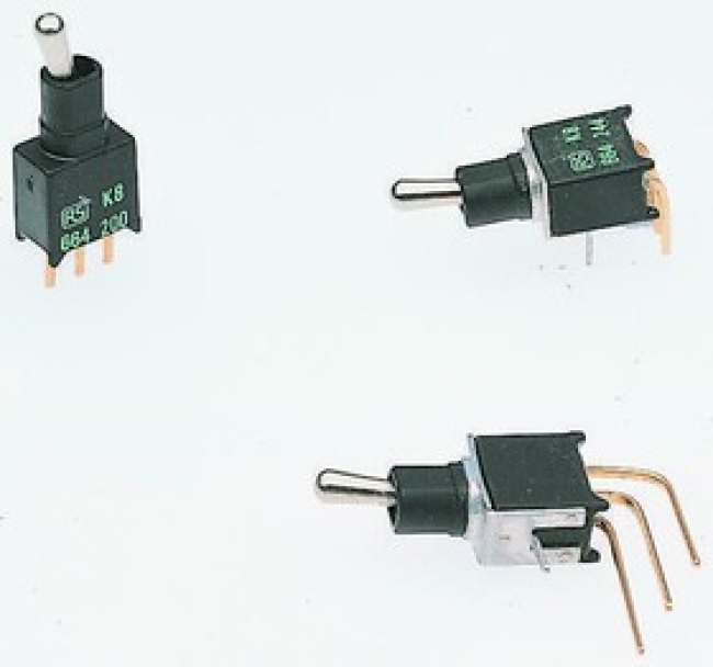 TL37P0050, Toggle Switch, PCB Mount, (On)-Off-(On), SPST, Through Hole Terminal, 20V ac/dc TL37P0050, Toggle Switch, PCB Mount, (On)-Off-(On), SPST, Through Hole Terminal, 20V ac/dc