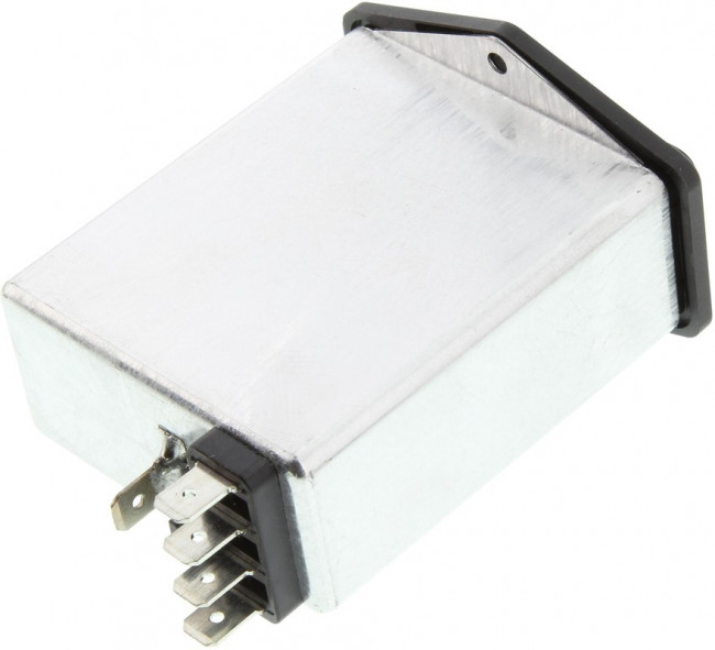 FN1393-2.5-05-11, IEC INLET FILTER, 2.5A, 250VAC, QC