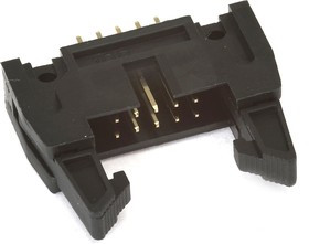 SCM-10 (DS1011-10S) (IDCC-10MS), Вилка на плату прямая с защелкой 10pin