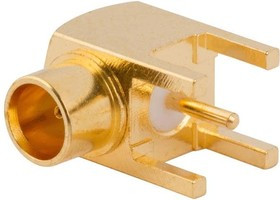252129-75, RF Connectors / Coaxial Connectors MCX RIGHT ANGLE PCB JACK