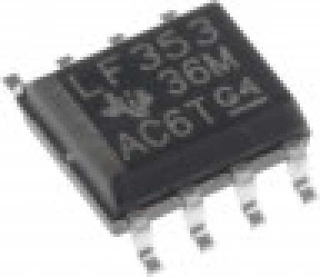 LF353D, IC: operational amplifier; 3MHz; 3.5?18V; Ch: 2; SO8; tube LF353D, IC: operational amplifier; 3MHz; 3.5?18V; Ch: 2; SO8; tube