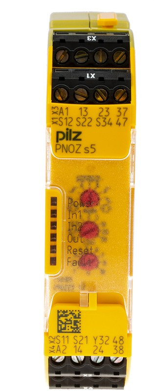750105, PNOZ s5 24VDC 2 n/o 2 n/o t