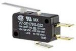V7-3E17E9-022, Switch Snap Action N.O./N.C. SPDT Lever 10A 277VAC 250VDC 248.57VA 0.29N Screw Mount Quick Connect V7-3E17E9-022, Switch Snap Action N.O./N.C. SPDT Lever 10A 277VAC 250VDC 248.57VA 0.29N Screw Mount Quick Connect