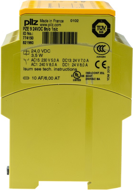 774150, Dual-Channel Expansion Module Safety Relay, 24V dc, 8 Safety Contacts