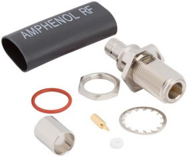 082-6512-EE, RF COAX CONN, N TYPE, JACK, 50 OHM