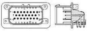 6-103945-1, Headers & Wire Housings 2X12 MTE SHRD PIN SR LATCH.100 6-103945-1, Headers & Wire Housings 2X12 MTE SHRD PIN SR LATCH.100