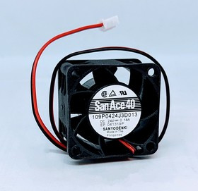 Вентилятор Sanyo Denki 109P0424J3D013 0.18A 40x28 24v 2pin Вентилятор Sanyo Denki 109P0424J3D013 0.18A 40x28 24v 2pin