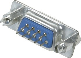 DPBS-9F-BRJ (DS1034 09F) с креплением, Гнездо на плату 9pin