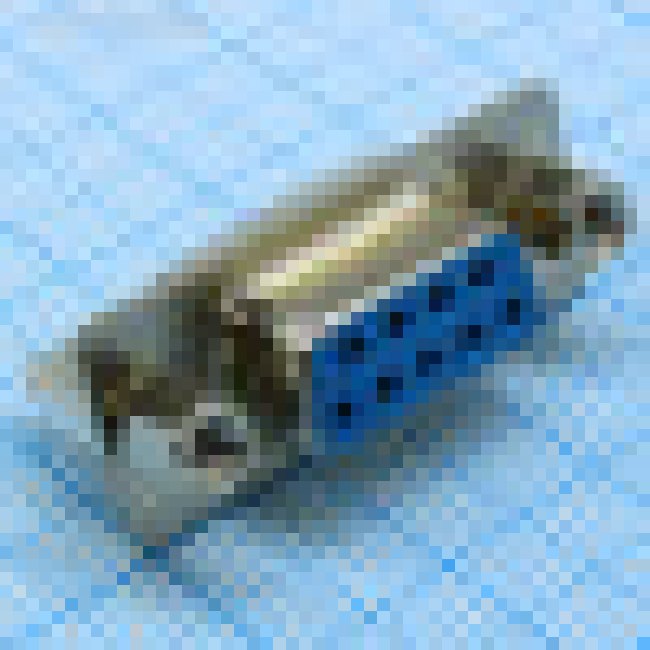 DPBS-9F-BRJ (DS1034 09F) с креплением, Гнездо на плату 9pin