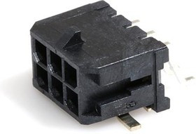 43045-0609, Headers &amp; Wire Housings 6 CKT R/A SMT HDR