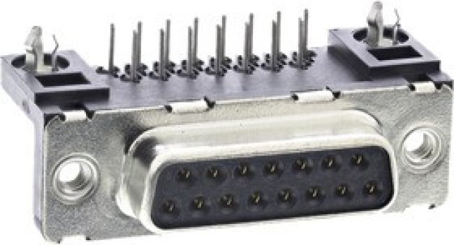 D15S13A4GX00LF, Delta D 15 Way Right Angle Through Hole D-sub Connector Socket, 2.74mm Pitch, with 4-40 UNC Inserts D15S13A4GX00LF, Delta D 15 Way Right Angle Through Hole D-sub Connector Socket, 2.74mm Pitch, with 4-40 UNC Inserts