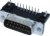 D15S13A4GX00LF, Delta D 15 Way Right Angle Through Hole D-sub Connector Socket, 2.74mm Pitch, with 4-40 UNC Inserts D15S13A4GX00LF, Delta D 15 Way Right Angle Through Hole D-sub Connector Socket, 2.74mm Pitch, with 4-40 UNC Inserts