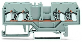 280-830, TERMINAL BLOCK, DIN RAIL, 4 POSITION, 28-12AWG