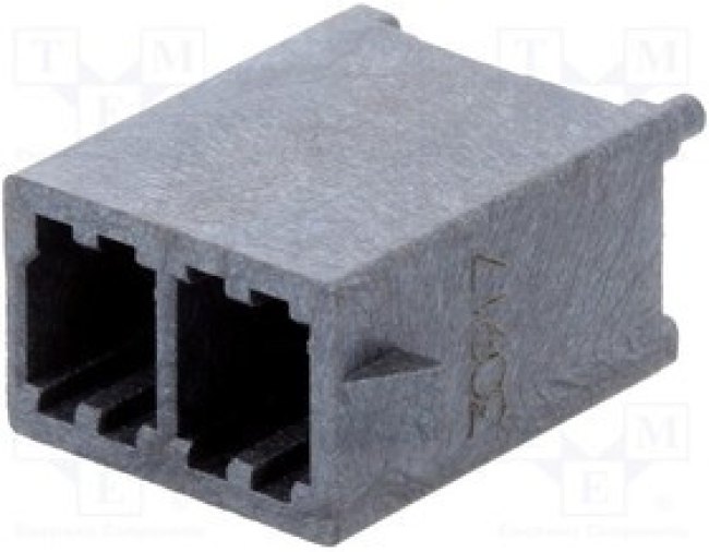 0768290102, Conn Power HDR 2 POS 5.7mm Solder ST Thru-Hole 2 Terminal 1 Port Mega-Fit® Tray