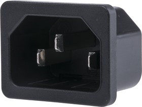 6100.4310, AC Power Entry Modules PNL SNAP-IN .250 QC