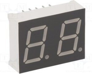 KW2-502AGA, Дисплей: LED, 7-сегментный, 12,7мм, 0,5", II.зн: 2, желто-зеленый KW2-502AGA, Дисплей: LED, 7-сегментный, 12,7мм, 0,5", II.зн: 2, желто-зеленый