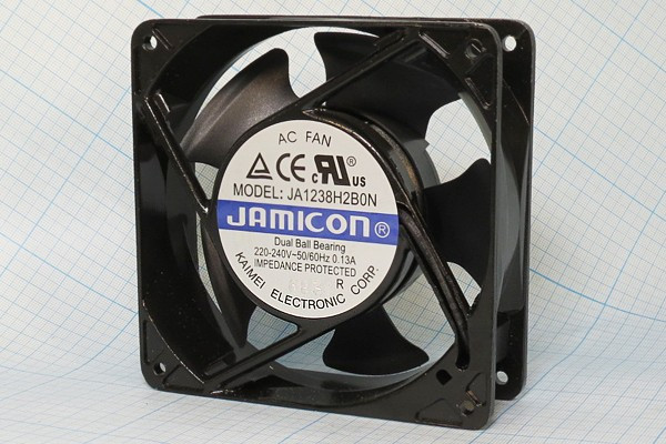 Вентилятор Jamicon JA1238H2B0N 220-240V 50/60Hz 0.13A 120x38