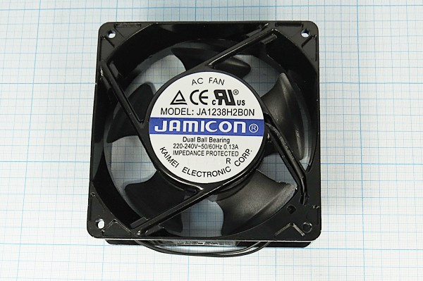 Вентилятор Jamicon JA1238H2B0N 220-240V 50/60Hz 0.13A 120x38