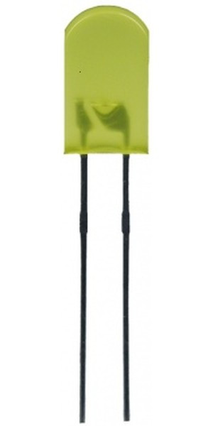 L-173YD, LED; rectangular; 5x2.5mm; yellow; 2?8mcd; 100°; Front: convex; 20mA