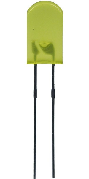 L-173YD, LED; rectangular; 5x2.5mm; yellow; 2?8mcd; 100°; Front: convex; 20mA