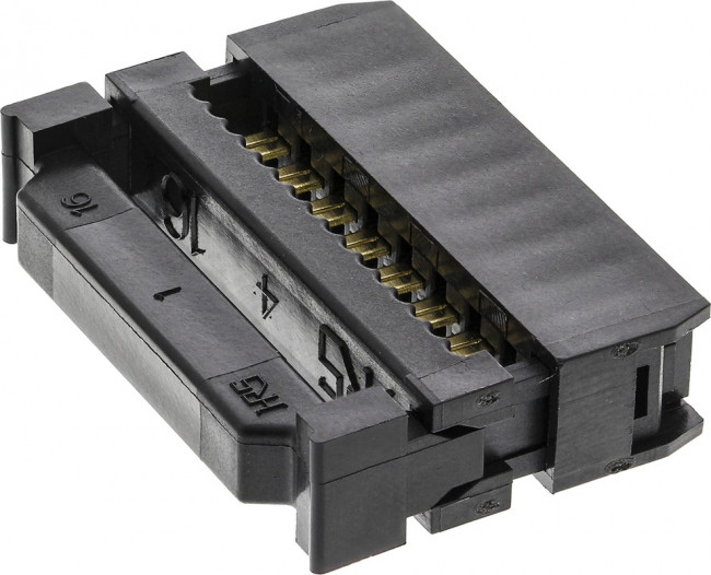 HIF3BA-16D-2.54R, 16-Way IDC Connector Socket for Cable Mount, 2-Row