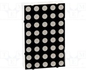 KWM-30581AGB, Дисплей: LED, матрица, 5x8, желто-зеленый, 3-6мкд, анод, 2,2-2,8В KWM-30581AGB, Дисплей: LED, матрица, 5x8, желто-зеленый, 3-6мкд, анод, 2,2-2,8В