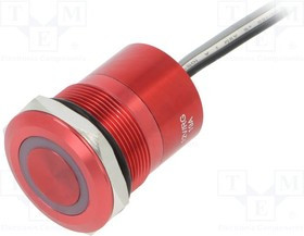 BG-MC25MORRG, Переключатель: емкостный, Пол: 2, SPST-NO, 0,01A/12ВDC, IP68, 20мОм