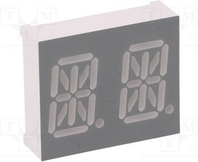 LTP-3784E, Дисплей: LED, алфавитно-цифровой, 13,8мм, 0,54", II.зн: 2, катод