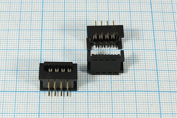 шт IDC\P2,54x 7,62\ 8P\шлейф\DIP S- 8; №1848 штек IDC\P2,54x 7,62\ 8P\шлейф\\DIP S- 8