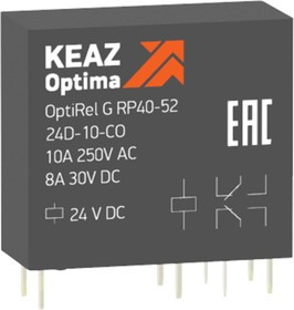 Реле промежуточное OptiRel G RP40-52-12D-10-CO КЭАЗ 281017 Реле промежуточное OptiRel G RP40-52-12D-10-CO КЭАЗ 281017