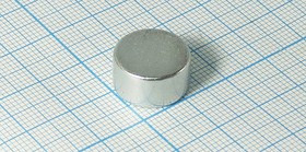 Магнит 15,0x 8,0, цилиндр, Ni, N35