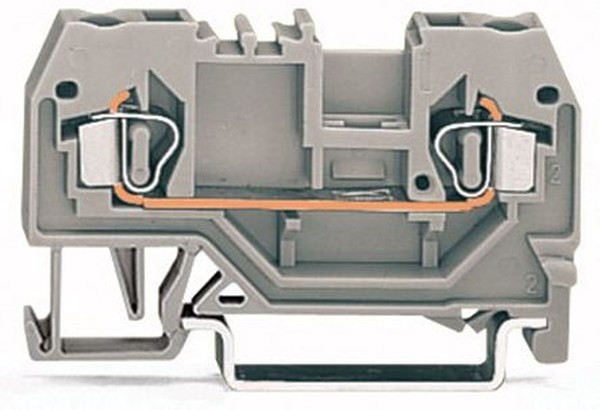 280-901, Соединитель: на рейку, 280, 0,08-2,5мм2, Кол-во полюс: 1, клеммы: 2