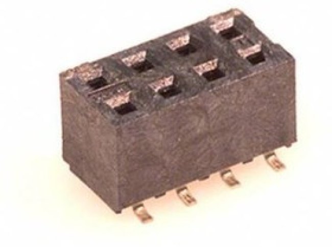 791091003, 79109 Series Vertical Surface Mount PCB Connector, 8-Contact, 2-Row, 2mm Pitch, Solder Termination