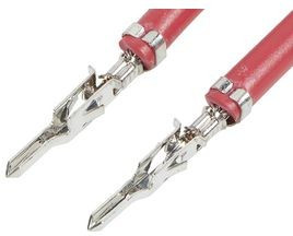 215342-2125, Rectangular Cable Assemblies MINI-FIT JR. M-M 450MM 16 AWG RD Sn