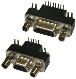 381-015-112L565, D-Sub Micro-D Connectors MICRO-D 15P R/A W/ STNDOFF/BRDLK 381-015-112L565, D-Sub Micro-D Connectors MICRO-D 15P R/A W/ STNDOFF/BRDLK