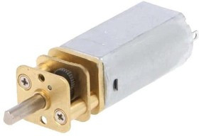 FIT0565, Двигатель DC, с редуктором, 6ВDC, 950мА, Ось D профиль, L 10мм