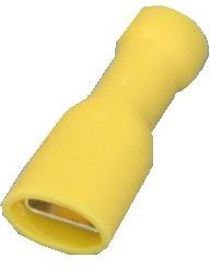 KLS8-01109-FDFD5.5-250 (YF250F) (SG57750) (TAI-5,5FI), Клемма ножевая 6.3мм, розетка, полностью изол