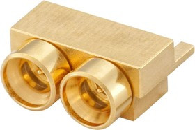 18S20G-40ML5, Mini-SMP Series, Plug Surface Mount SMP Connector, 50, Solder Termination, Right Angle Body