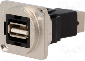 CP30209NM, Адаптер USB, Гнездо USB Типа A, Гнездо USB Типа B, USB 2.0, FT Series CP30209NM, Адаптер USB, Гнездо USB Типа A, Гнездо USB Типа B, USB 2.0, FT Series