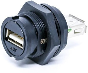 UA-20AFMM-LL7A03, USB Connectors CABLE LOCK 20A F CONN M PIN