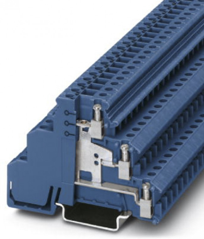 2715584, DIN Rail Terminal Blocks DIKD 1,5-PV BU