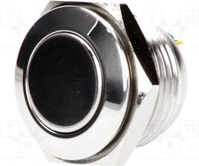 V16-10F-S, Переключатель антивандальный, Положения 2, SPST-NO, 2A/36ВDC