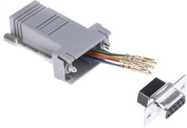 D-sub Adapter Female 9 Way D-Sub to Female RJ45 D-sub Adapter Female 9 Way D-Sub to Female RJ45
