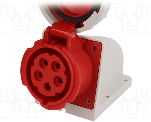 Розетка настенная 16А 400V 3P+N+E IP67 1152-6