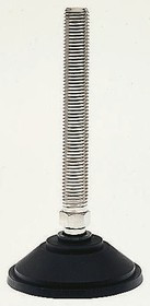 A090/016, M24 PA Reinforced Nylon Adjustable Foot, 2000kg Static Load Capacity 10° Tilt Angle